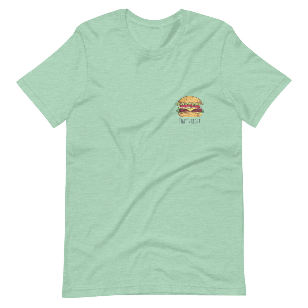 Camiseta Don Pepo burguer right colores